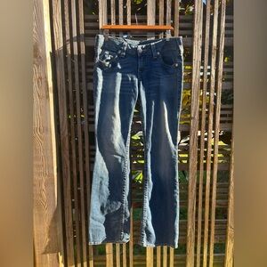 True Religion Women's Blue Boot Cut Jeans